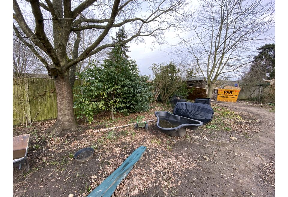 Family Garden - the team cleared all existing areas before bringing in new planting, top soil and turf Family Garden - the team cleared all existing areas before bringing in new planting, top soil and turf